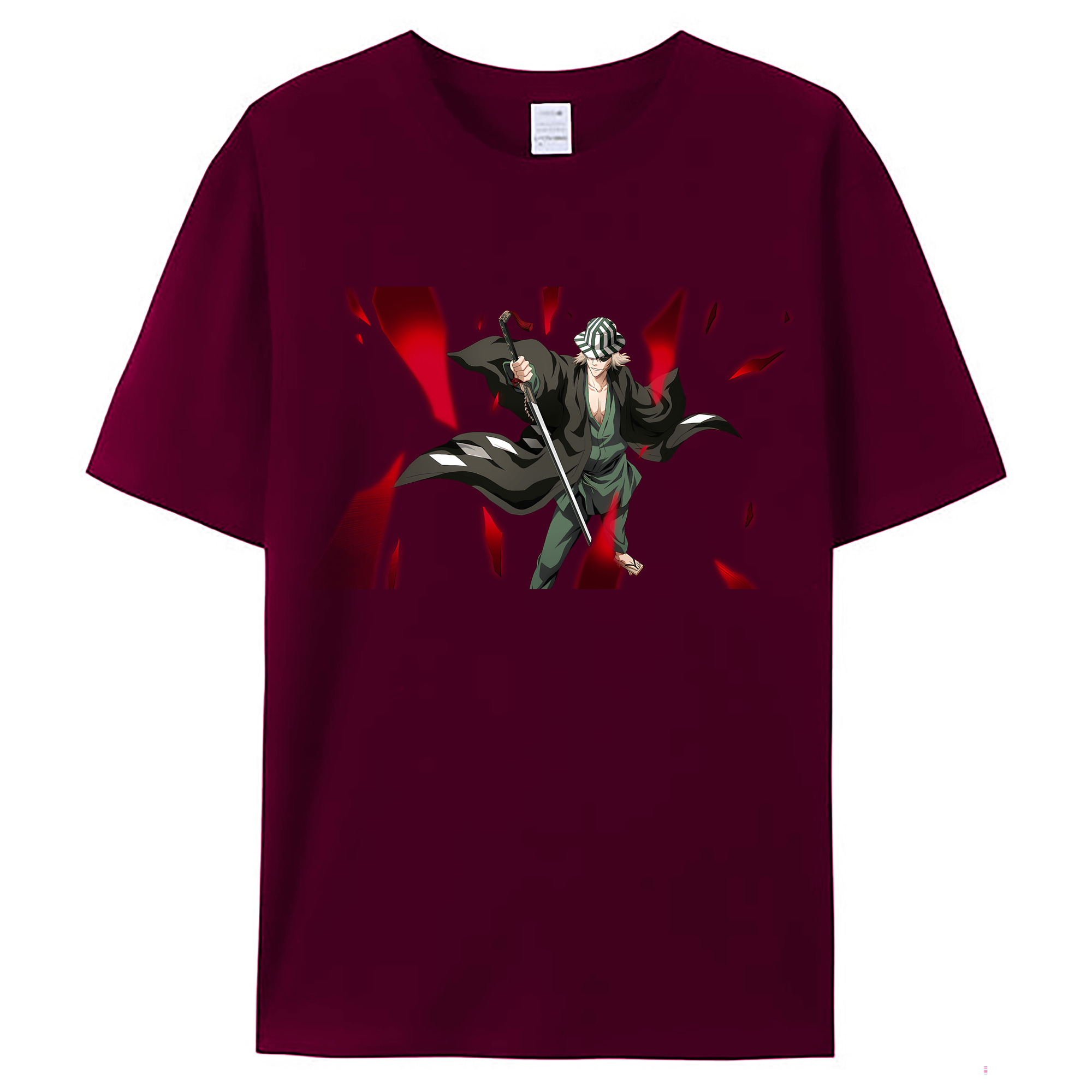 （画像用） "ブリーチ 浦原 喜助（うらはら きすけ） BLEACH Urahara Kisuke " レディースカジュアルプリントTシャツ（綿100％）